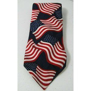 Men's Tie American Flags Silk Macy's